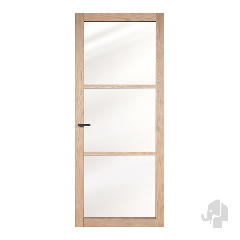 Roble Legno Gavi 6 mm blank gelaagd veiligheidsglas binnendeur