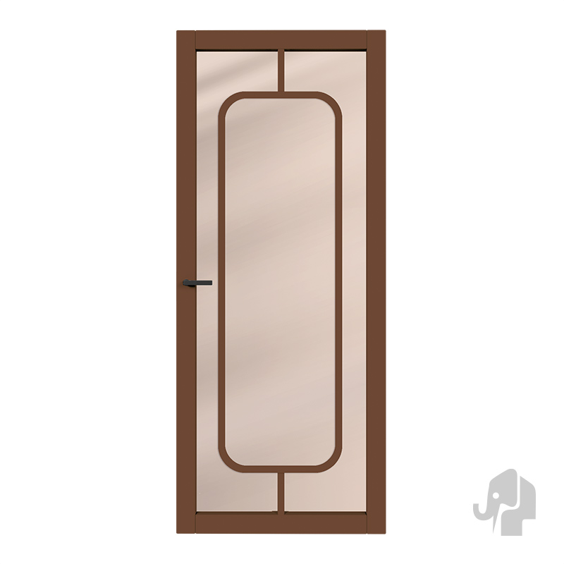 Japandi Nagoya 6 mm bronskleurig gelaagd veiligheidsglas binnendeur